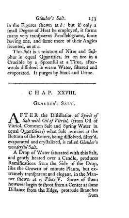 Chap. XXVIII. Glauber's Salt
