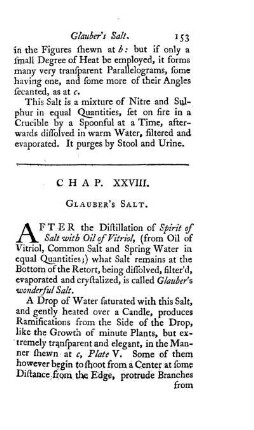 Chap. XXVIII. Glauber's Salt