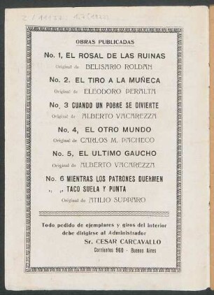 Obras publicadas