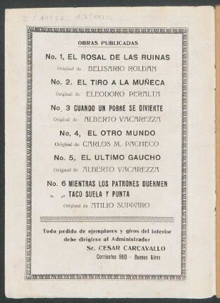 Obras publicadas