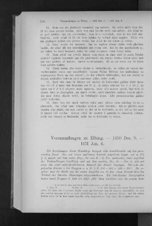 Versammlungen zu Elbing. - 1450 Dec. 9. - 1451 Jan. 6.