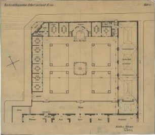 Fischer, Theodor; Stuttgart; Kunstausstellungsgebäude - Grundriss DG
