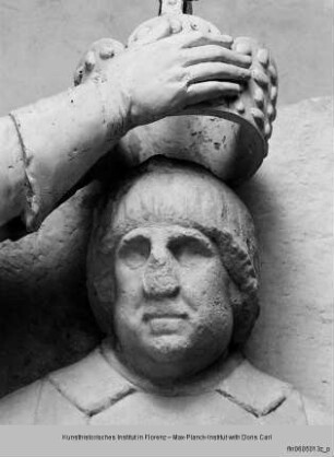 Krönungsgruppe mit König Alfons II. von Neapel