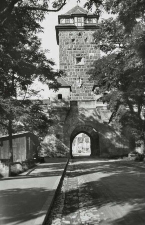 Rothenburg. Würzburger Tor : Rothenburg ob der Tauber. Würzburger Tor (Galgentor), Feldseite