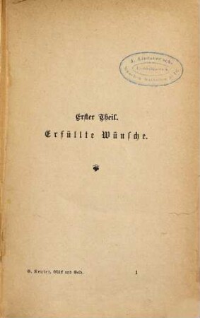 Glück und Geld : ein Roman aus dem heutigen Egypten