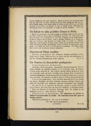 Die Rumänen bei Hermannstadt zurückgeworfen.