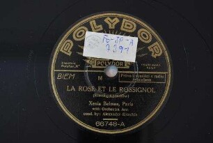 La rose et le rossignol / (Rimsky-Korsakow)