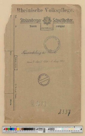 Neueinteilung des Reiches