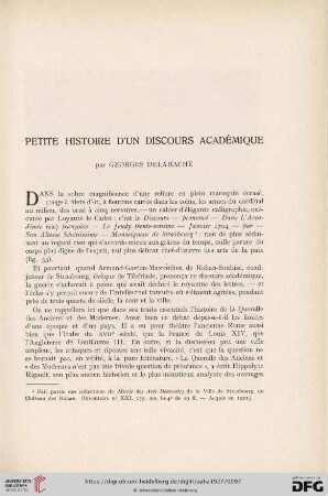 6: Petite histoire d´un discours académique
