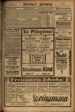 Zweite Ausgabe vom Samstag, den 31. Mai 1924.