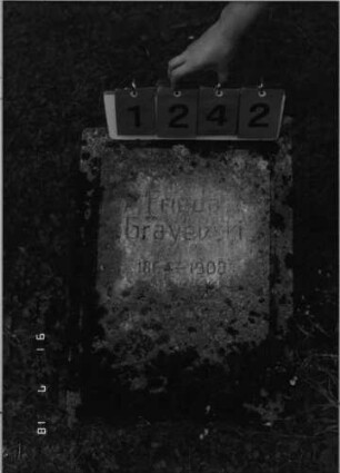 Grabstein 1242 [Hahn S. 78 Grab-Nr. 1858]