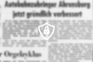 Autobahnzubringer Ahrensburg jetzt gründlich verbessert