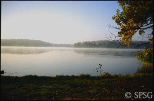 Potsdam, Park Sanssouci, Ruinenberg, Parkansicht, Blick auf Bornstedter See.