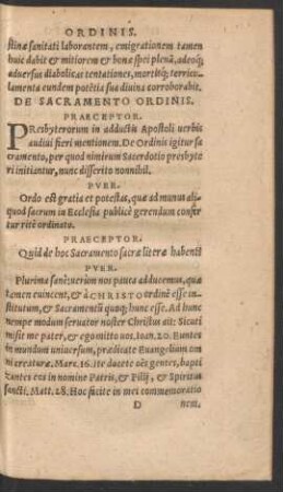 De Sacramento Ordinis.
