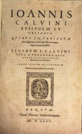 Epistolae et Responsa