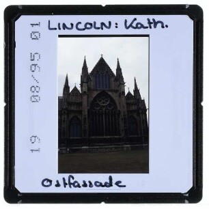 Lincoln, Kathedrale : Ostfassade