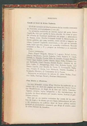 Comida en honor de Arturo Capdevila