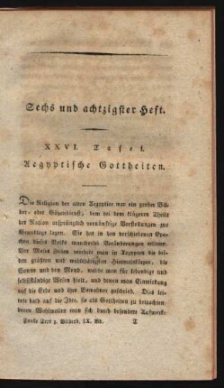 Sechs und achtzigster Heft.