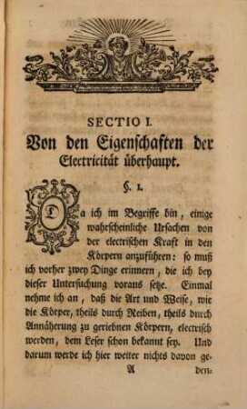 Versuch einer Erklärung von den Ursachen der Electricität