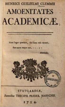Amoenitates academicae