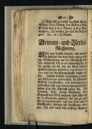 Gewinn- und Verlust-Rechnung