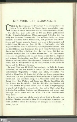 Miniatur- Und Glasmalerei