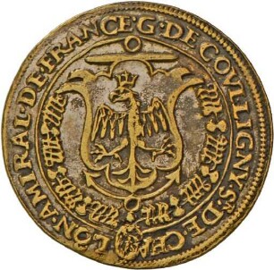 Jeton von Graf Gaspard II. de Coligny