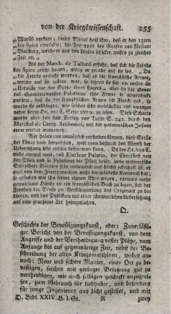 Geschichte der Bevestigungskunst.
