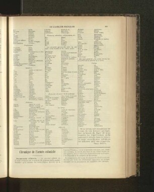 Chronique de l'armée coloniale.