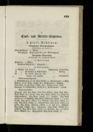 Civil- und Militär-Behörden