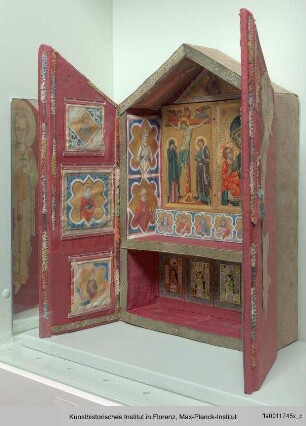 Kreuzigung und Madonna