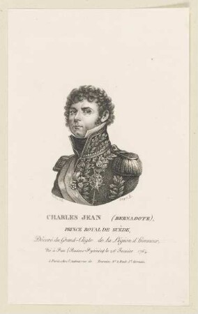 Bildnis des Charles Jean (Bernadotte), Prince Royal de Suède