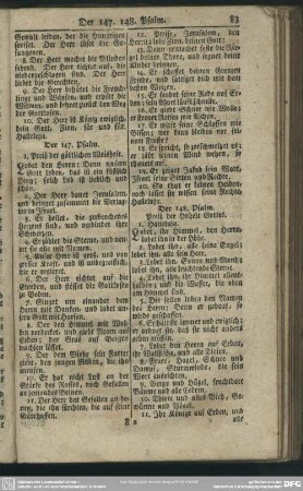 Der 147. Psalm