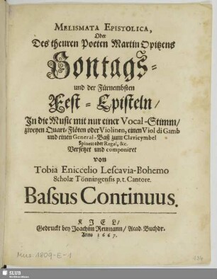 Bassus Continuus.