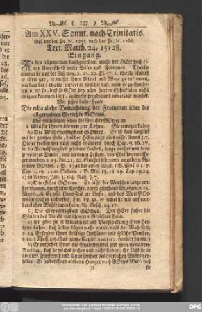 Am XXV. Sonnt. nach Trinitatis.