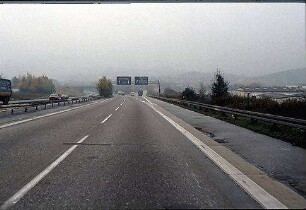 Abzweig Nebenfahrbahn (Heilbronn Richtung Würzburg)