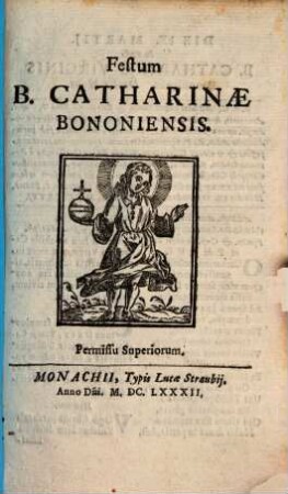 Festum B. Catharinae Bononiensis