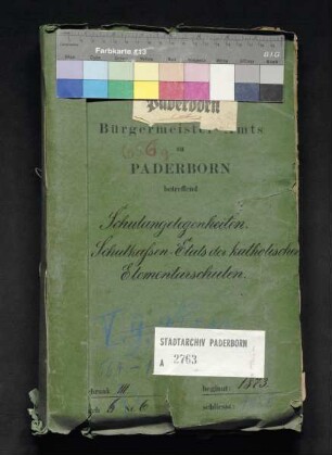 Schulkassenetat der katholischen Schulgemeinde