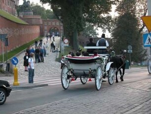 Kutsche am Wawel