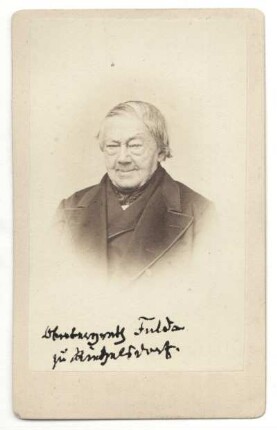 Oberbergrath Fulda zu Richelsdorf (Fulda, Wilhelm Sigmund auf der Friedrichshütte)