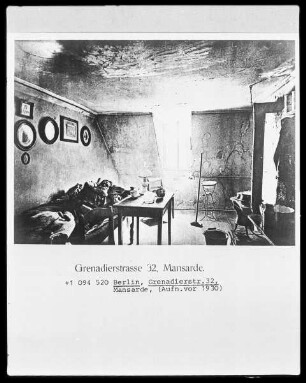 Mansardenwohnung in der Grenadierstraße 32