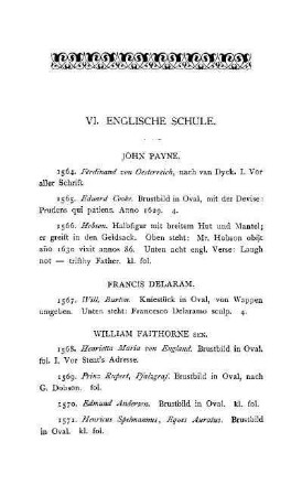 VI. Englische Schule