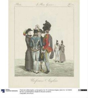 Le bon genre, No. 70: Uniformes Anglais