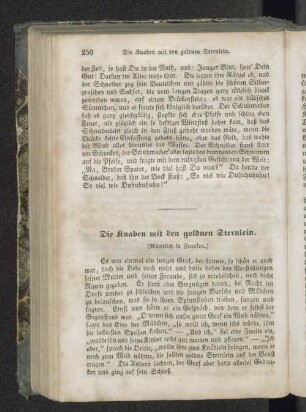 Die Knaben mit den goldnen Sternlein.