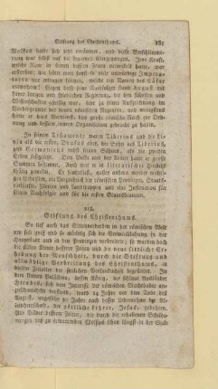 Stiftung des Christenthums