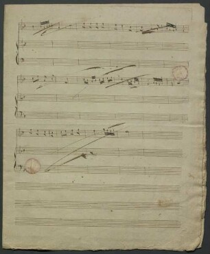 Le Départ, V, pf, V, guit, A-Dur - BSB Mus.Schott.Ha 3727-2 : [title page, f. 2v:] [crossed out: Le Depart // Romance Composée et dediées // a son ami Auguste Bou... docteur ... // par // Fr ... Aerts ...] 317. // Le depart // Romance // paroles de M|r F. C. // musique avec accompagnement du Piano // de // F. Aerts pianiste a Anvers. // Prix 1-50.