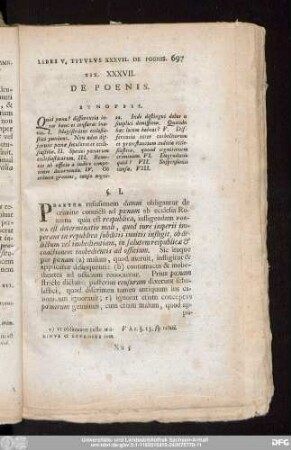 Tit. XXXVII. De Poenis.