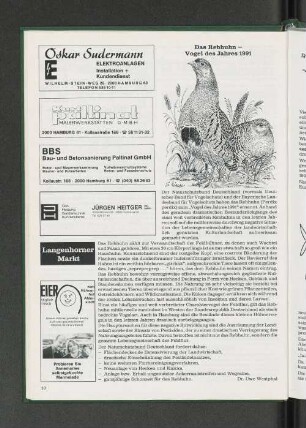 Das Rebhuhn - Vogel des Jahres 1991