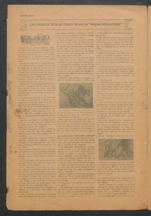 Los indios de ha largo tiempo tienen su "lengua internacional"