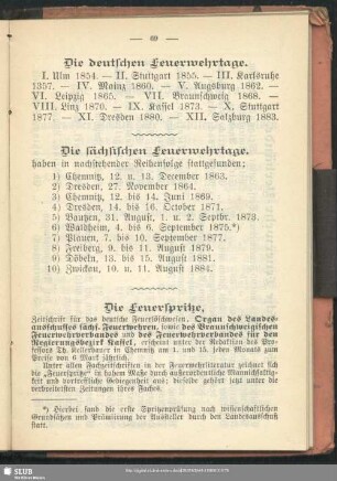 Die sächsischen Feuerwehrtage